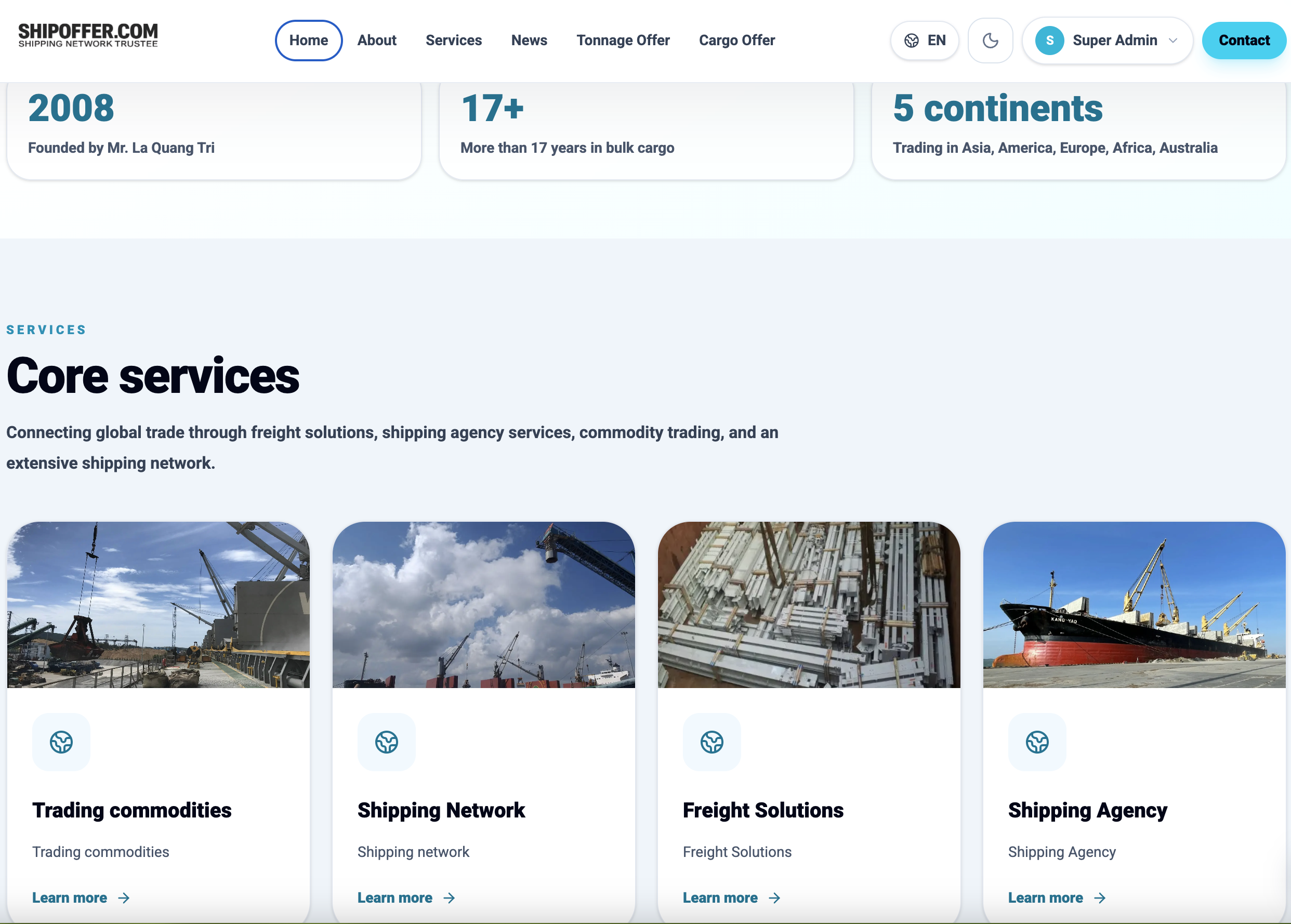 ShipOffer Website Version 3.0 (2026)